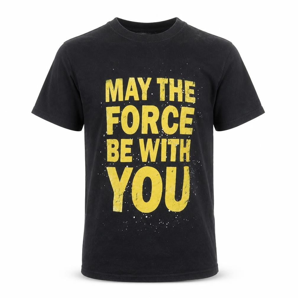 Star Wars Men's Black Graphic T-Shirt, Size S