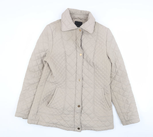 Betty Kay Women's Beige Quilted Jacket Size 10