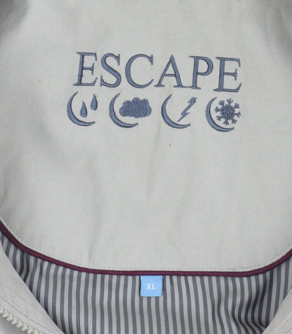 Escape Men's Beige XL Classic Mid-Length Jacket