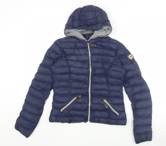 Lauria Garrelli Women's Blue Puffer Jacket Size S