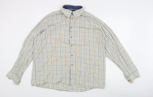 Bar Harbour Men's XL Multicoloured Check Casual Shirt