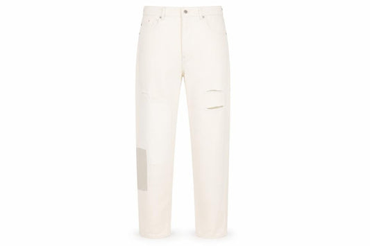 River Island Women's Ivory Straight Jeans UK 6