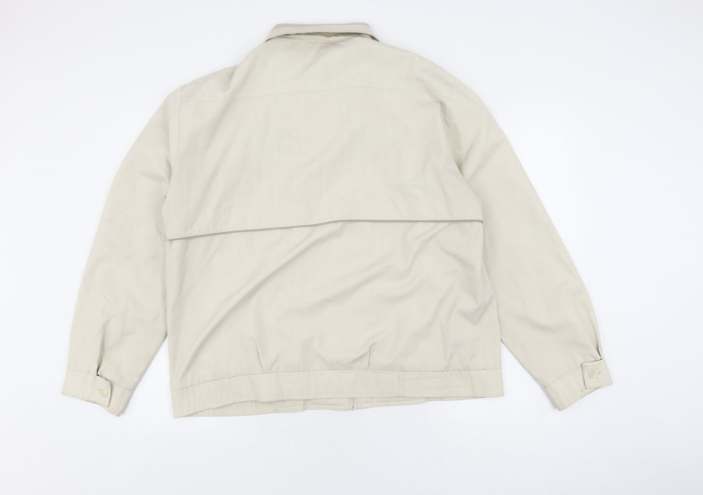 Debenhams Men's Beige Bomber Jacket M Regular Fit Casual