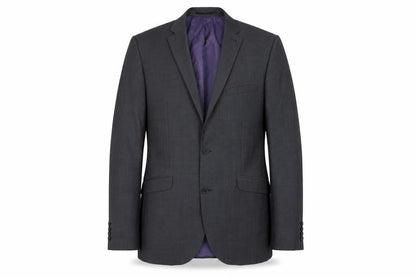 Next Men's Grey Slim Fit Long Blazer 40L