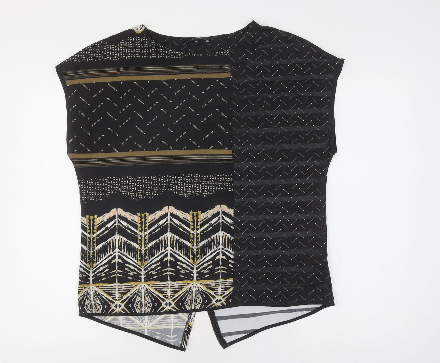 Next Women's Multicoloured Geometric Blouse Size 10
