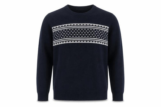 Quba & Co. Men's XL Blue Wool Pullover Jumper