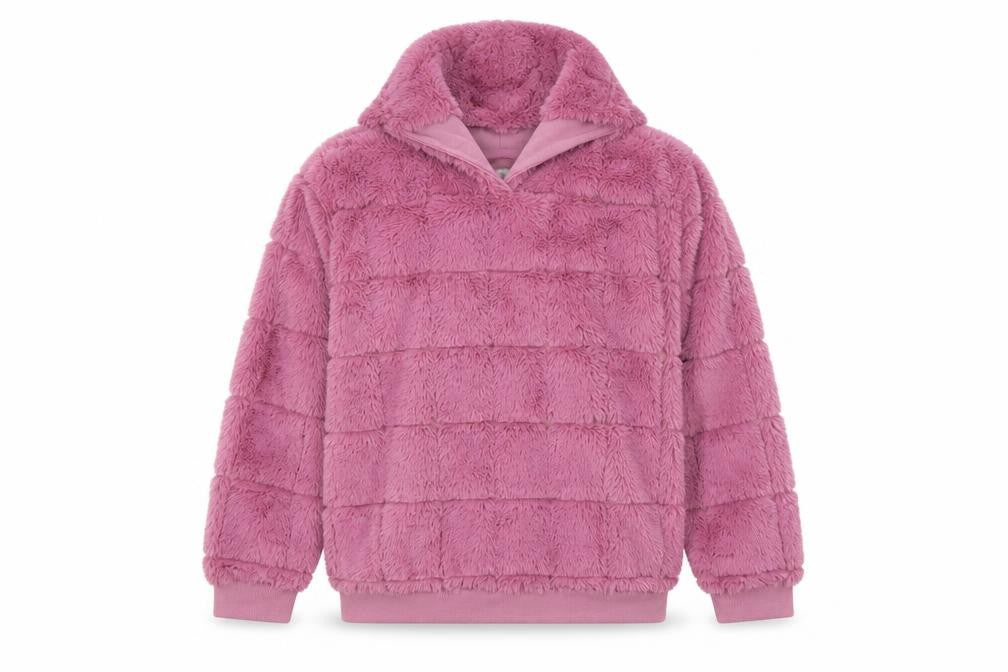Be You Women's Pink Hooded Pullover Hoodie Size 12/14