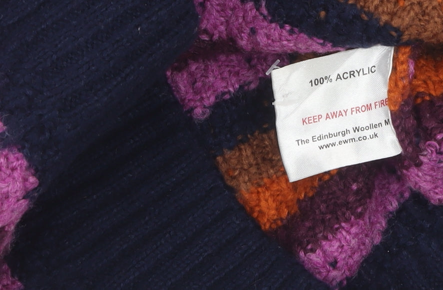 ISLE Women's Multicoloured Striped Pullover Jumper - Size M