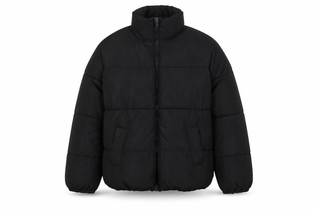 New Look Women's Black Puffer Jacket Size 4, Winter Essential