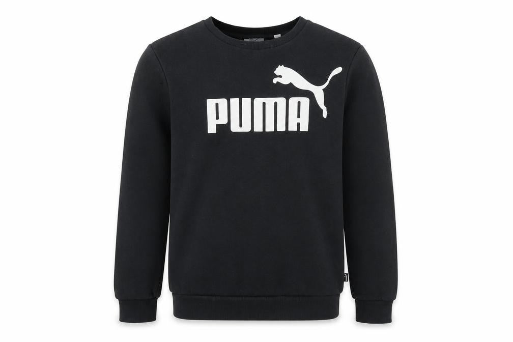 Puma Boys Black Graphic Pullover Sweatshirt 13-14 Years