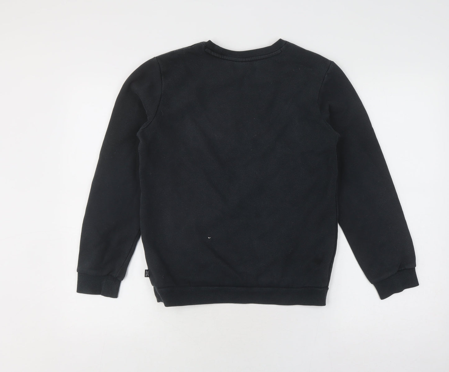 Puma Boys Black Graphic Pullover Sweatshirt 13-14 Years