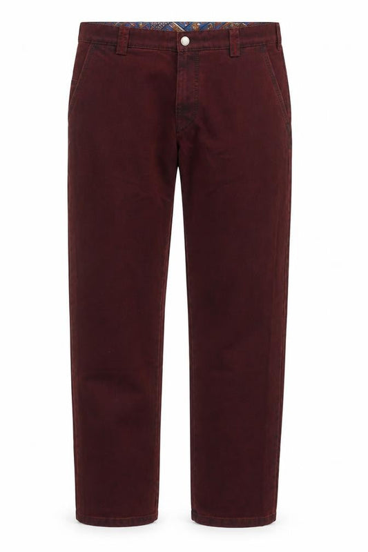 Meyer Men's Red Straight Fit Stretch Jeans 34/34