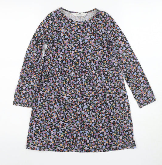 H&M Floral A-Line Girls Dress 6-8 Years