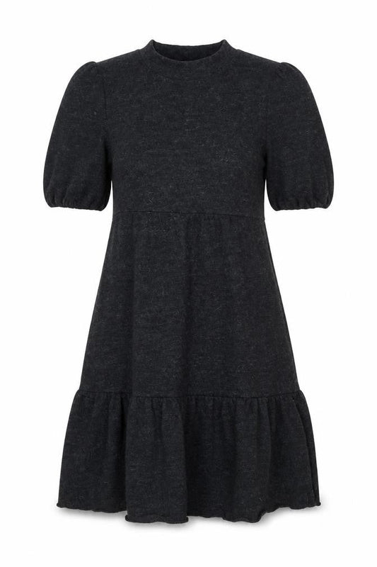 Brave Soul Women's Black Short Fit & Flare Dress S