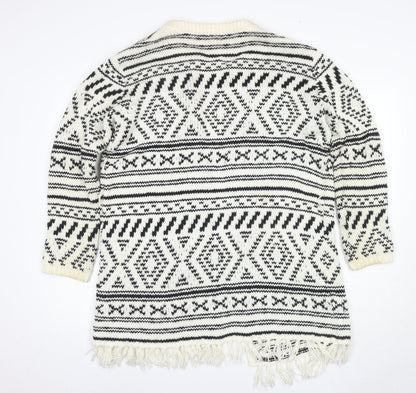 Noa Noa Women's Black & White Cardigan S