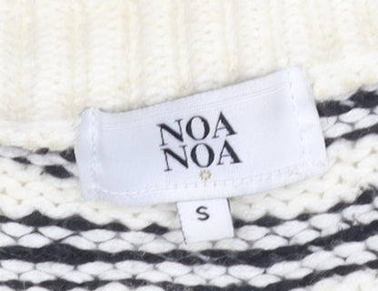 Noa Noa Women's Black & White Cardigan S