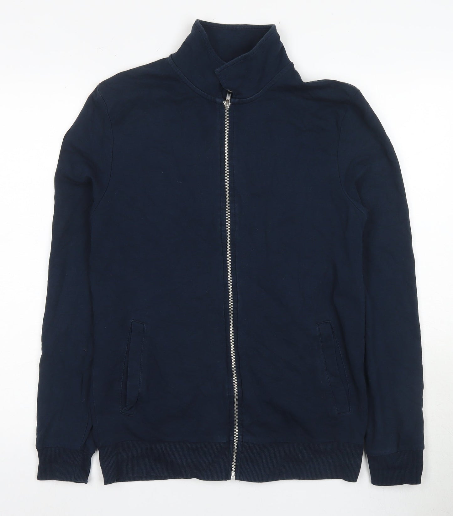 ASOS DESIGN Men's Blue Full Zip Sweatshirt M