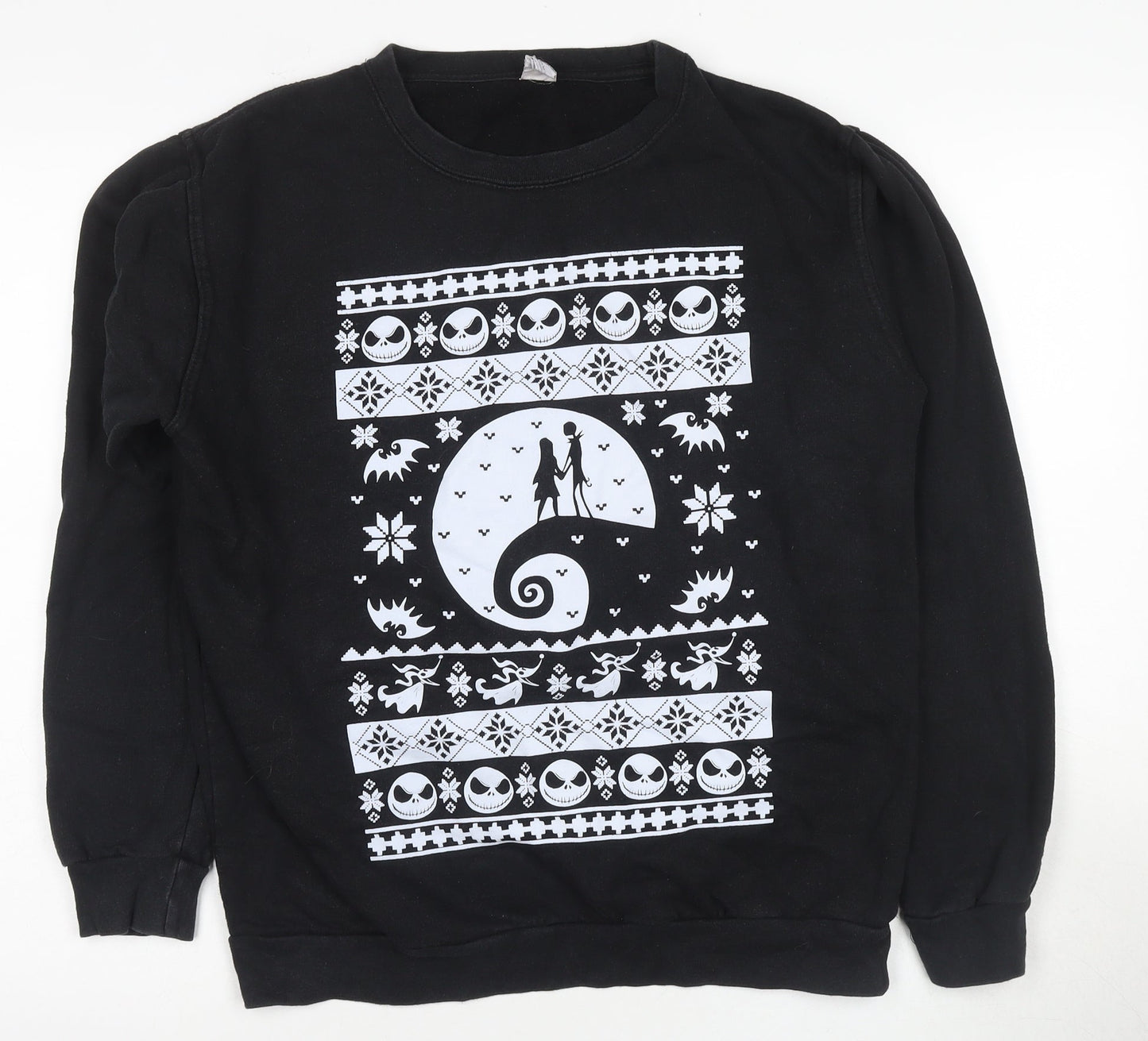 Stars & Stripes Black Unisex L Pullover Sweatshirt
