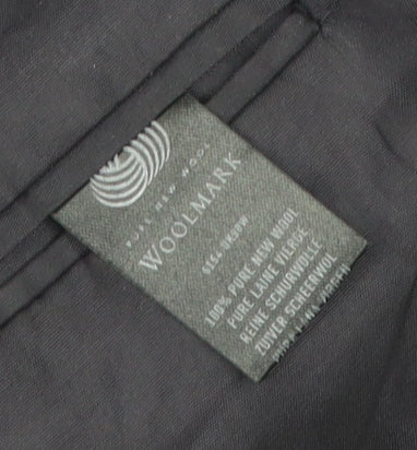 Canda Men's Black Blazer, Size 42, 1 Piece Striped