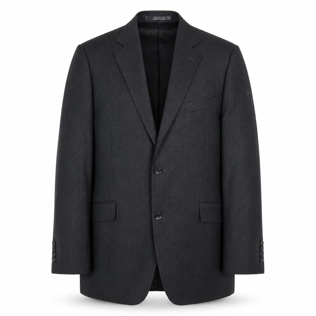 Dehavilland Men's Black Regular Fit Suit Jacket Size 44R