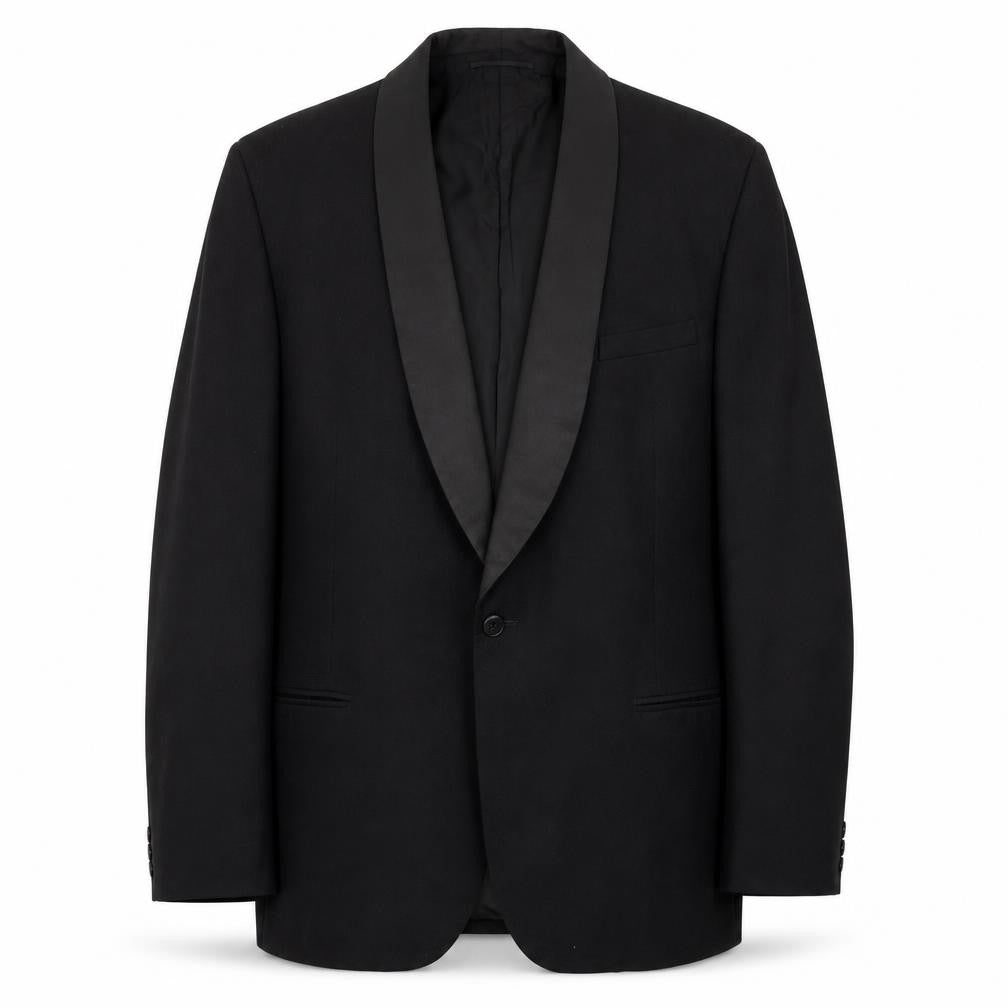 Atkinsons Men's Black Blazer, 40 Regular Shawl Lapel