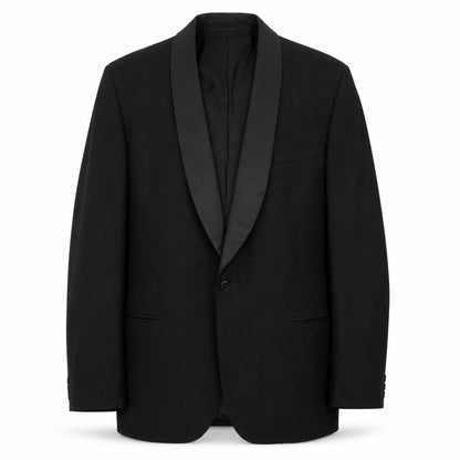 Atkinsons Men's Black Blazer, 40 Regular Shawl Lapel