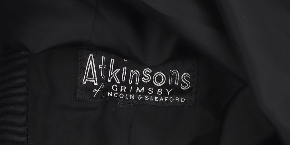 Atkinsons Men's Black Blazer, 40 Regular Shawl Lapel