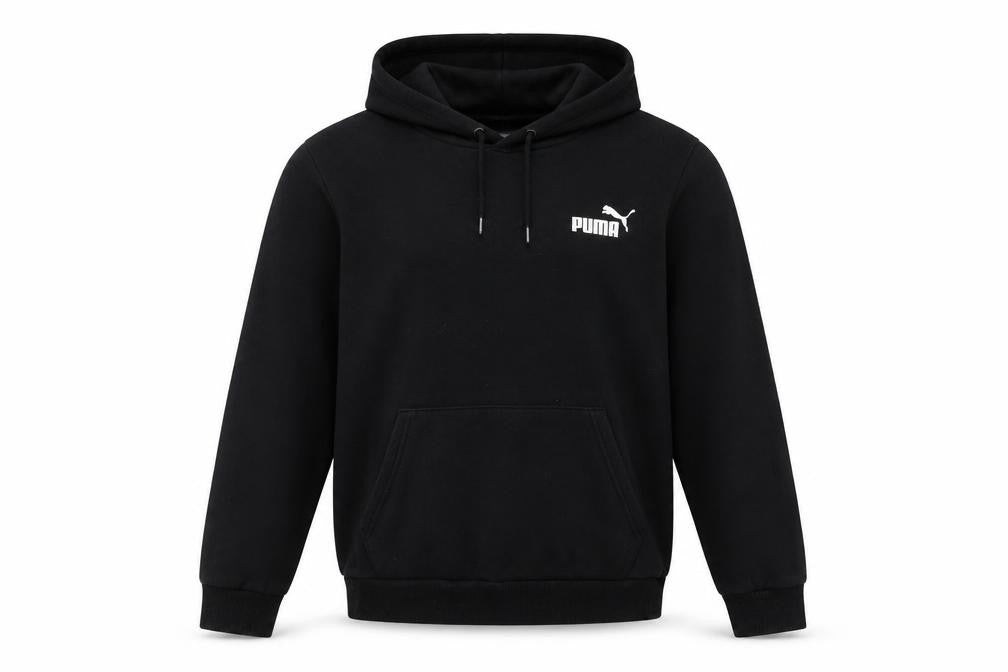 Puma Black Men's Hoodie, S, Pullover, Logo, Hooded