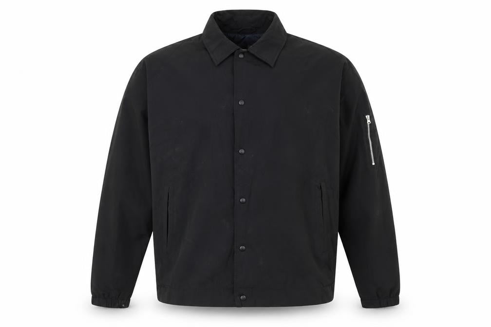 Topman Men's Black XL Zipped Casual Jacket