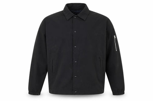 Topman Men's Black XL Zipped Casual Jacket