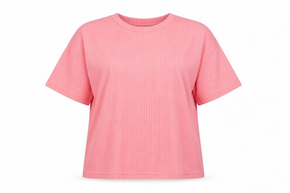 Leisure Women's Pink Basic T-Shirt Size 20
