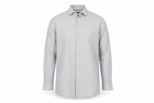 W Collection Men's White Slim Fit Dress Shirt 42