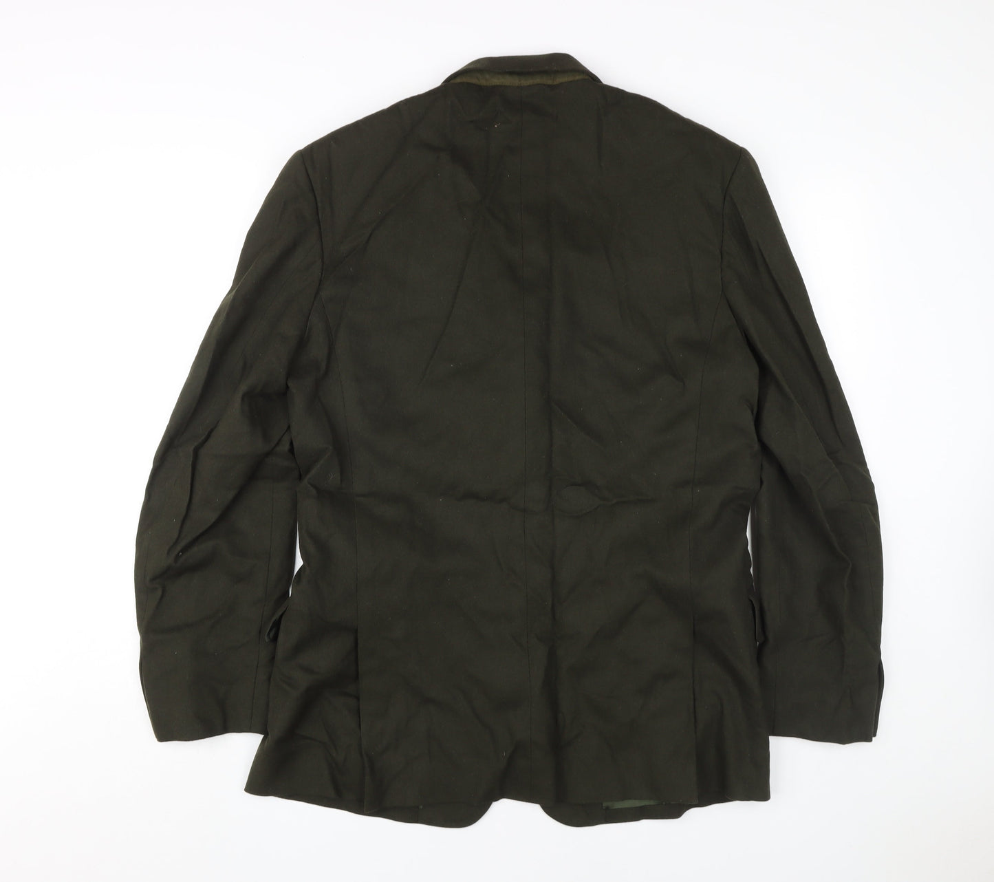 Gianni Versace Men's Green Blazer 48 Italian Wool Vintage