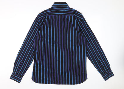 Marks & Spencer Men's Multicoloured Striped Shirt