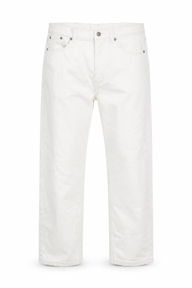 Cotton Traders Men's Ivory Straight Jeans - Size 36