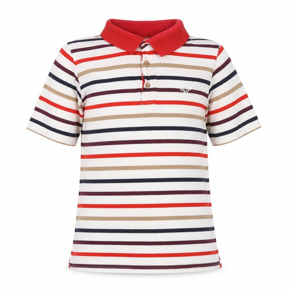 American Eagle Women's Multicoloured Polo Shirt S