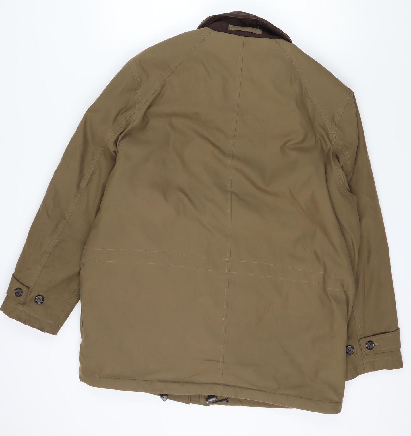 Skopes Men's Brown Polyester Jacket, Mid-Length