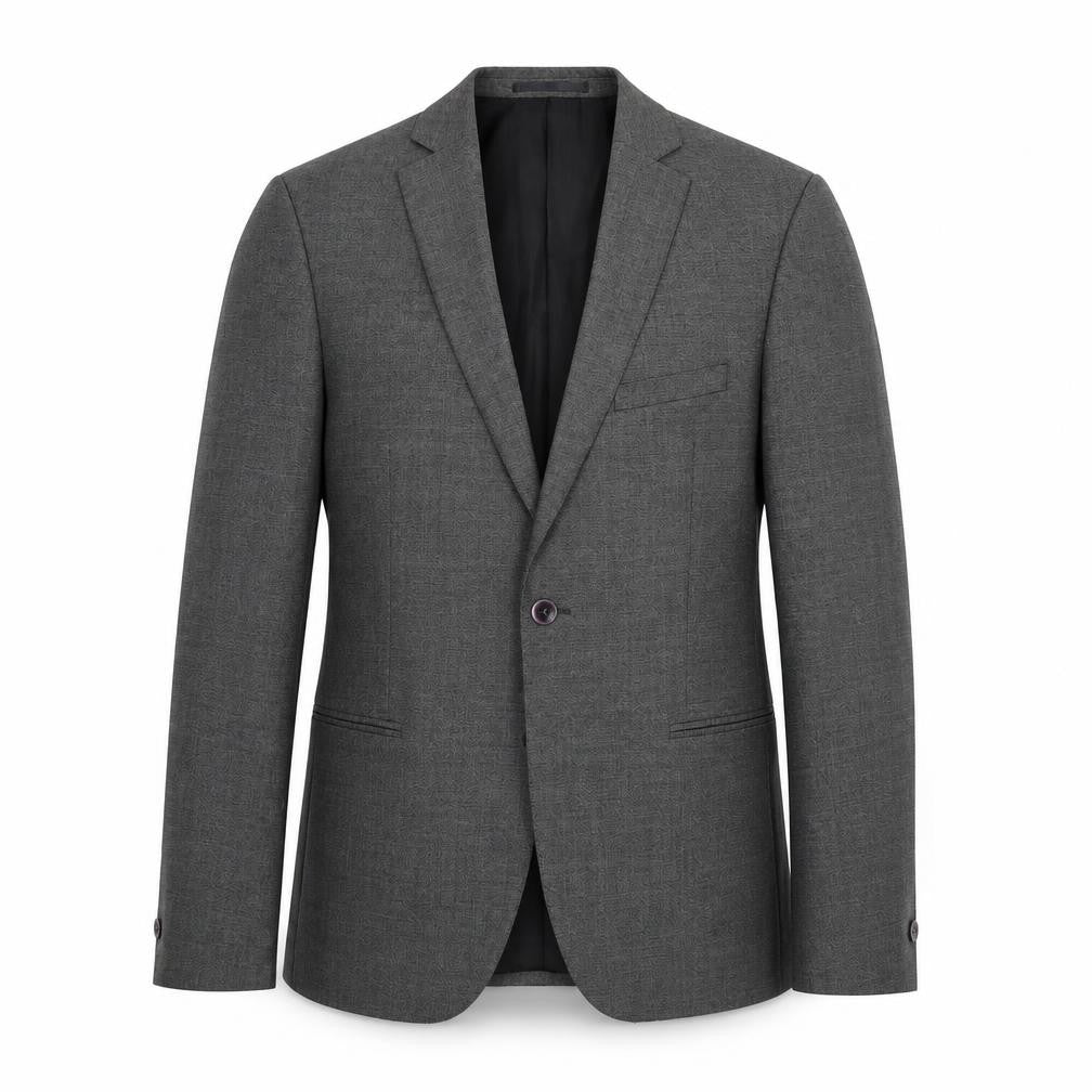 T.M. Lewin Men's Grey Blazer, Size 36, Business Elegant