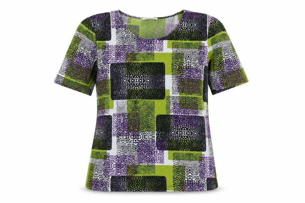 Windsmoor Women's Multicoloured Geometric T-Shirt M