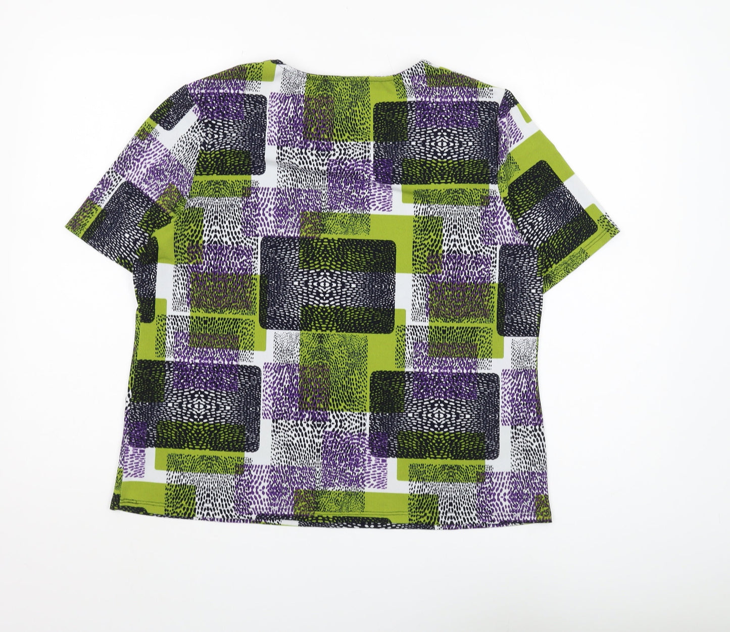 Windsmoor Women's Multicoloured Geometric T-Shirt M