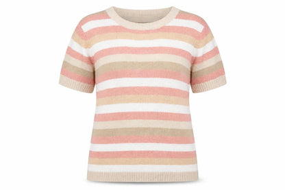EWM Women's Multicoloured Striped Pullover Jumper M