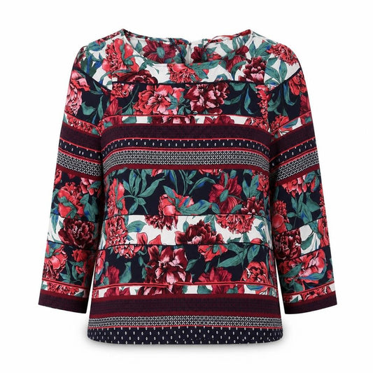 s.Oliver Women's Multicoloured Floral Blouse Size 8