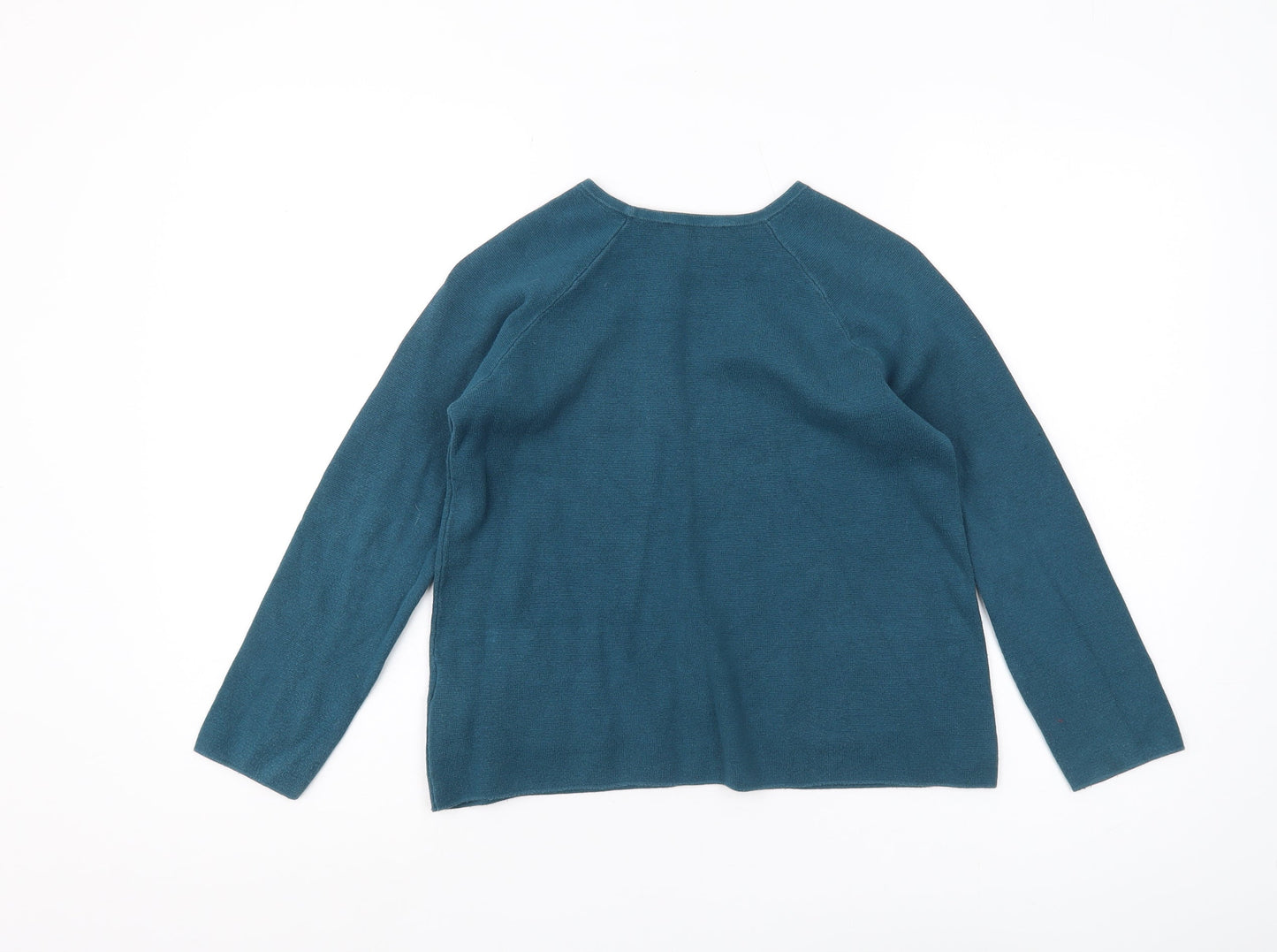 Massimo Dutti Girls Blue Pullover Blouse, Age 9-10, Classic