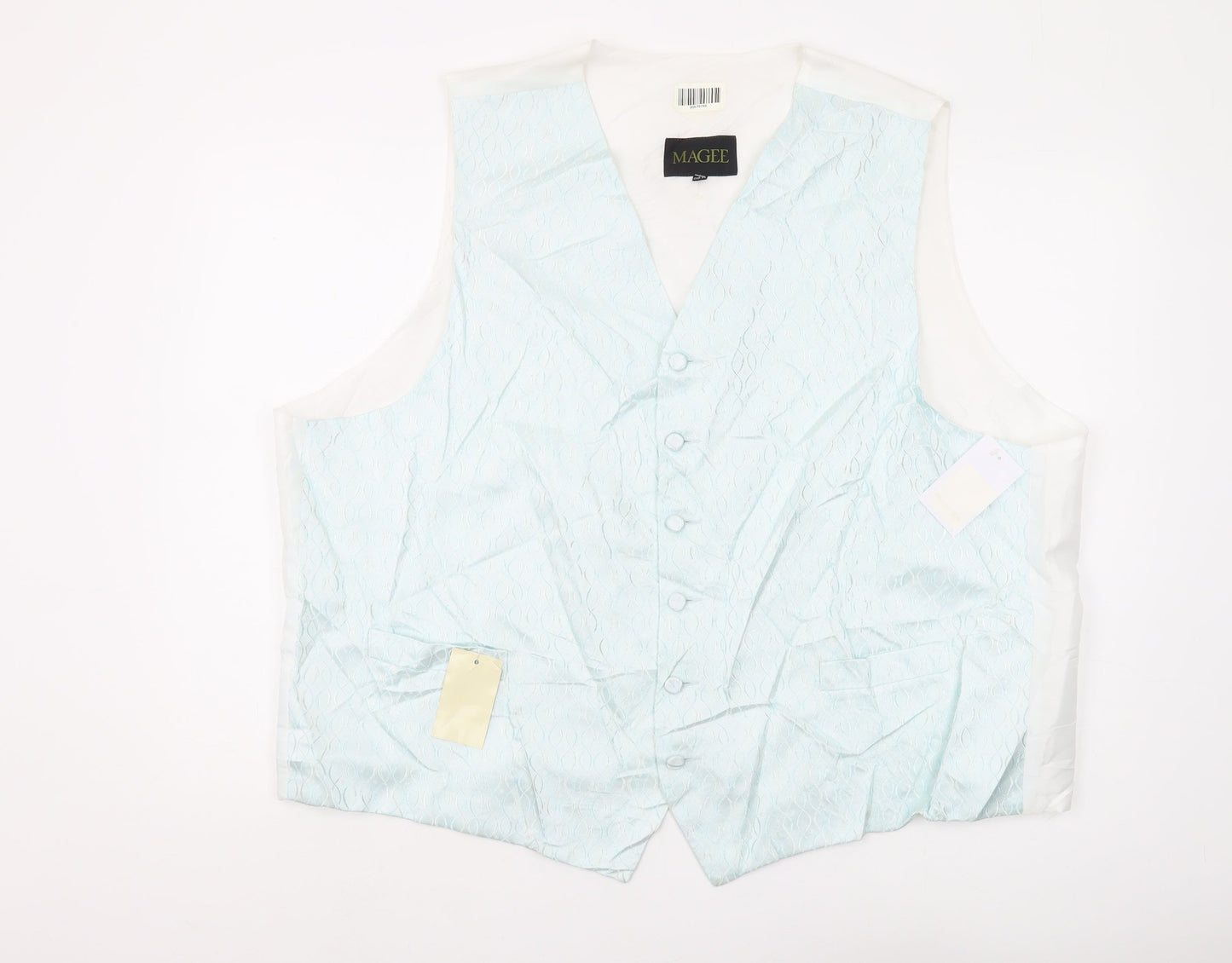 Magee Men's Blue Waistcoat, 56R, New with Tags
