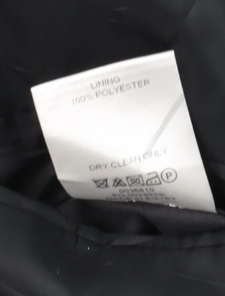 Thomas Nash Men's Black Regular Fit Blazer, Size 44R
