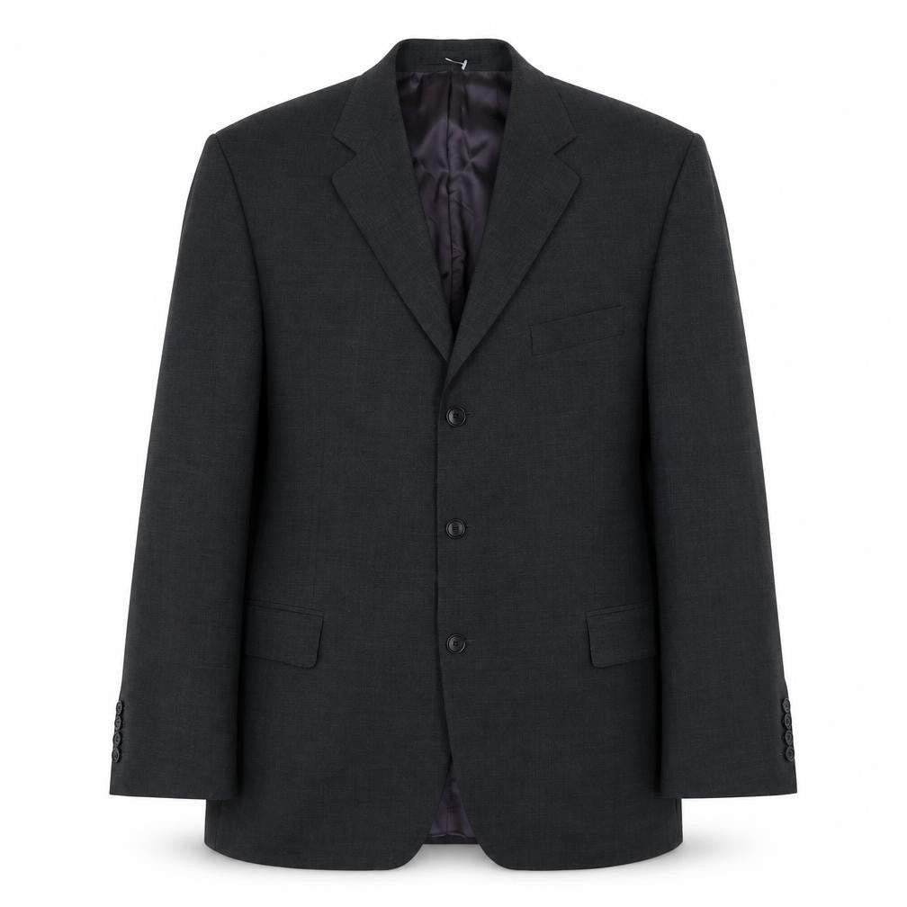 Magee Men's Black Blazer, Size 46, Classic Fit