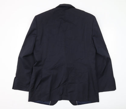 Austin Reed Men's Blue Suit Jacket 44R Regular Fit