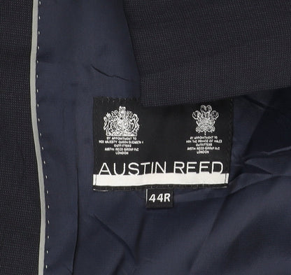 Austin Reed Men's Blue Suit Jacket 44R Regular Fit