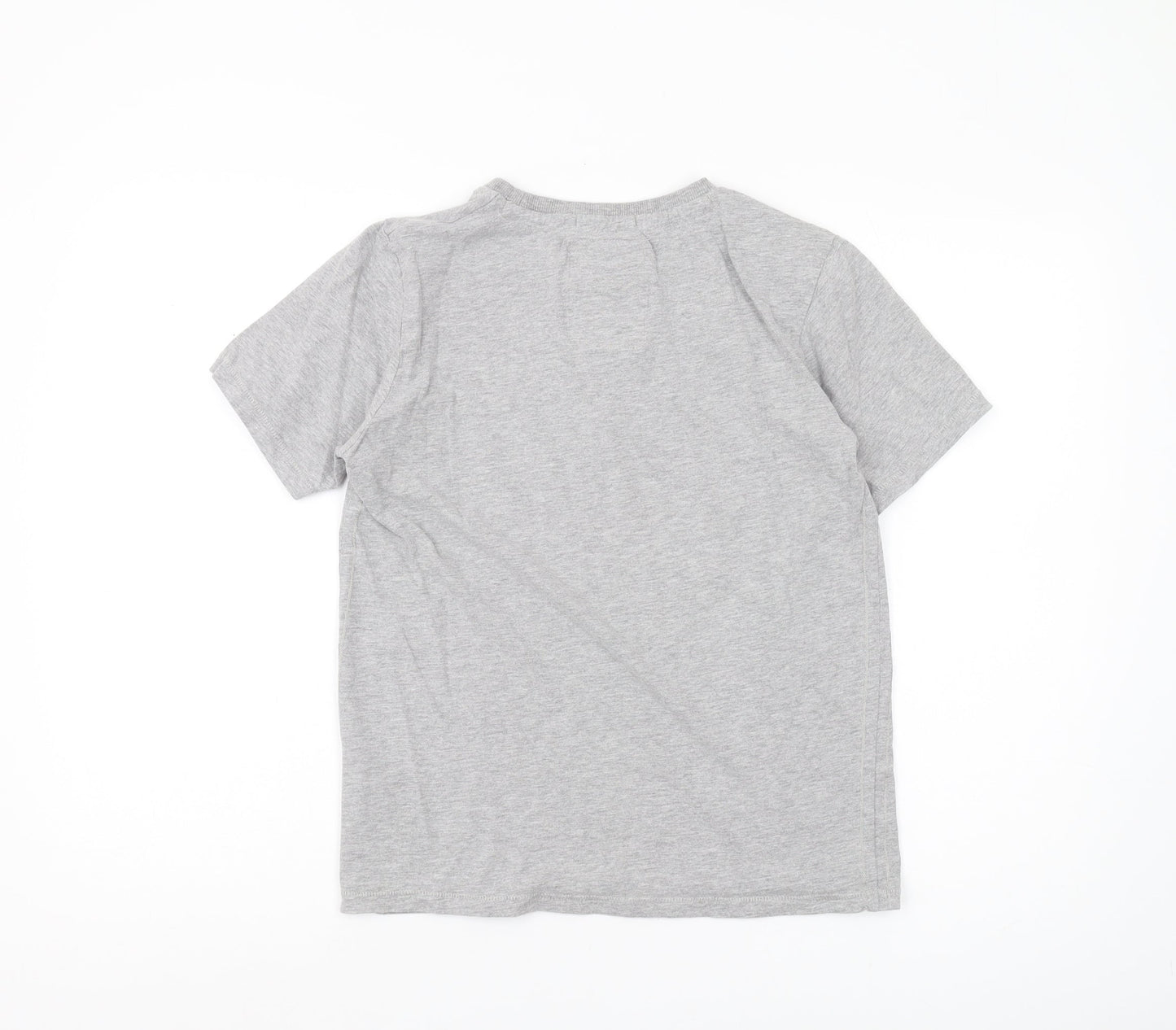 Tokyo Laundry Unisex Grey Cotton T-Shirt S