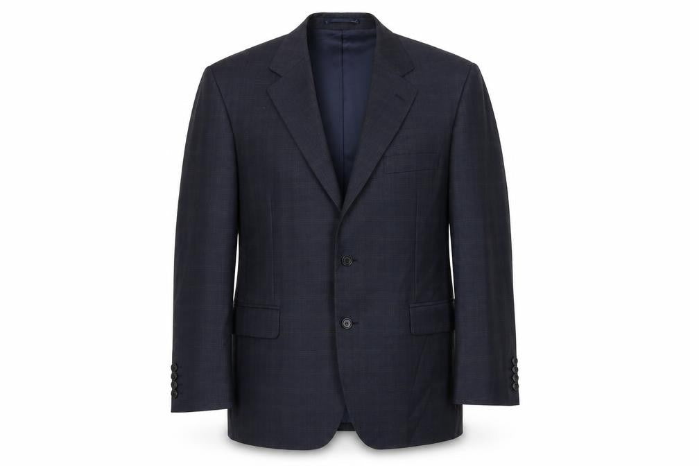 Magee Men's Blue Blazer, Size 38S, Single-Breasted